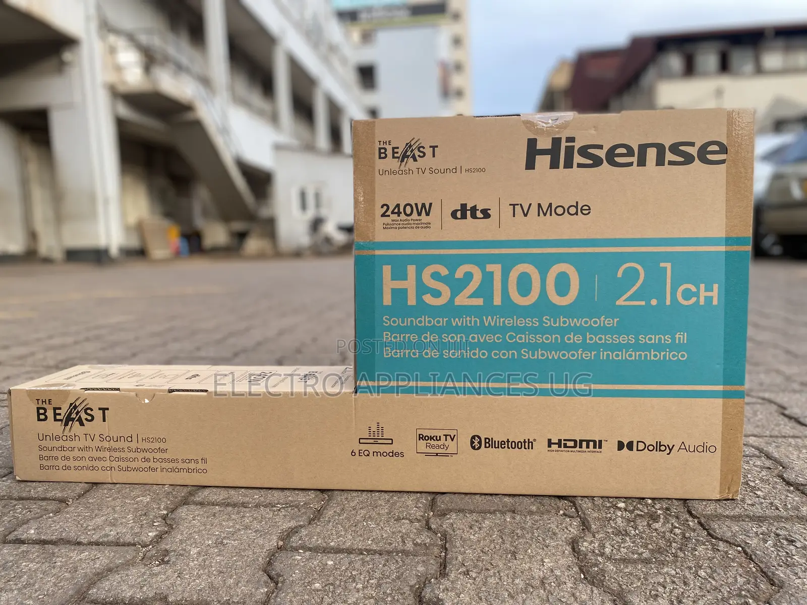 Hisense Hs2100 2.1 Channel Soundbar.