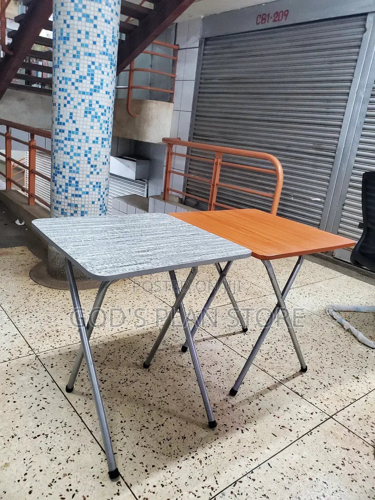 Brown and Gray Reading Table Reading Table Foldable