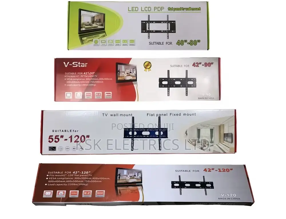 Wall Tv Mounts Bracket Mobile Tv Stand(”42 -120”) (“42-80”)