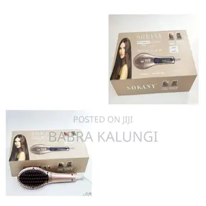 Sokany Professional LCD Vibration Hair Straightener Brush