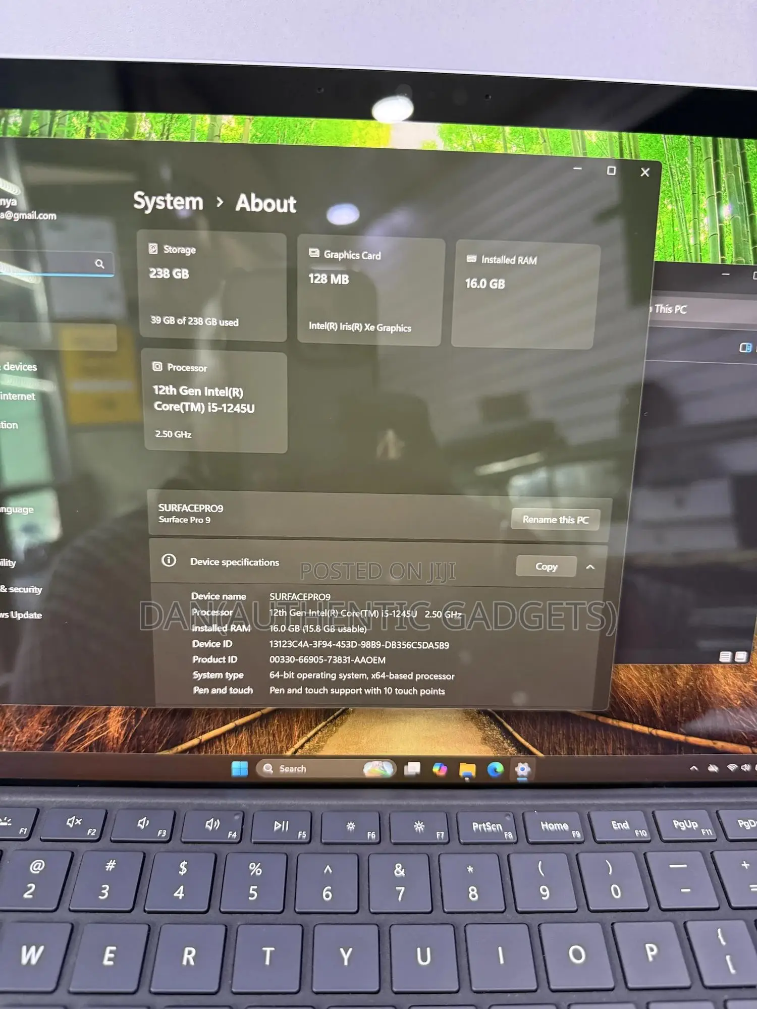 Laptop Microsoft Surface Pro 9 16GB Intel Core I5 SSD 256GB