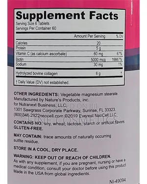 Neocell 360 Tablets Super Collagen With Vitamin C and Biotin