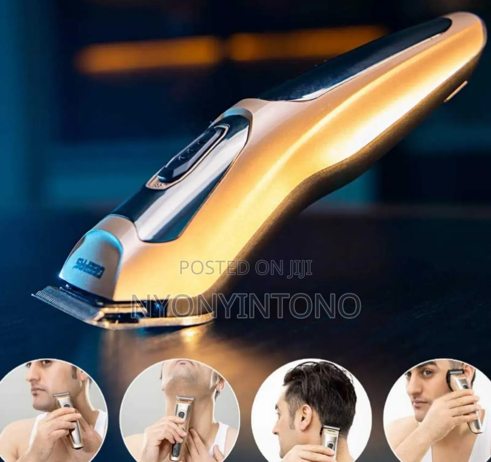 Geepas Golden Rechargeable Hair Clipper GTR-56023 2yrs Warranty