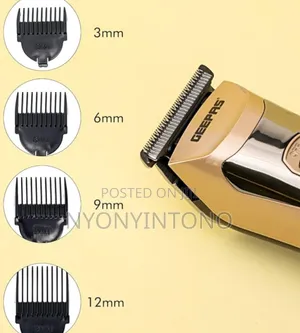 Geepas Golden Rechargeable Hair Clipper GTR-56023 2yrs Warranty