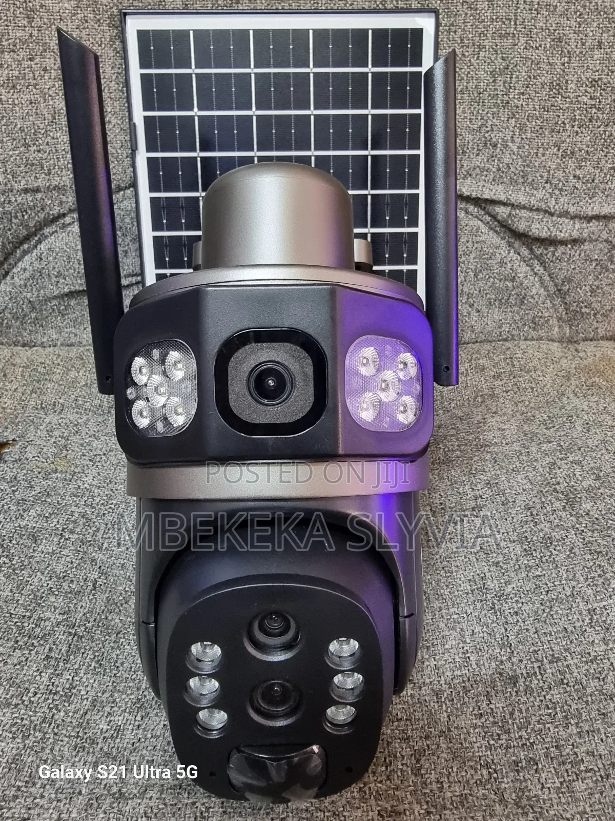 4g Solar Camera Simcard-3lens 1lens Zooms-Free Memory Card