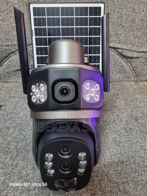 4g Solar Camera Simcard-3lens 1lens Zooms-Free Memory Card