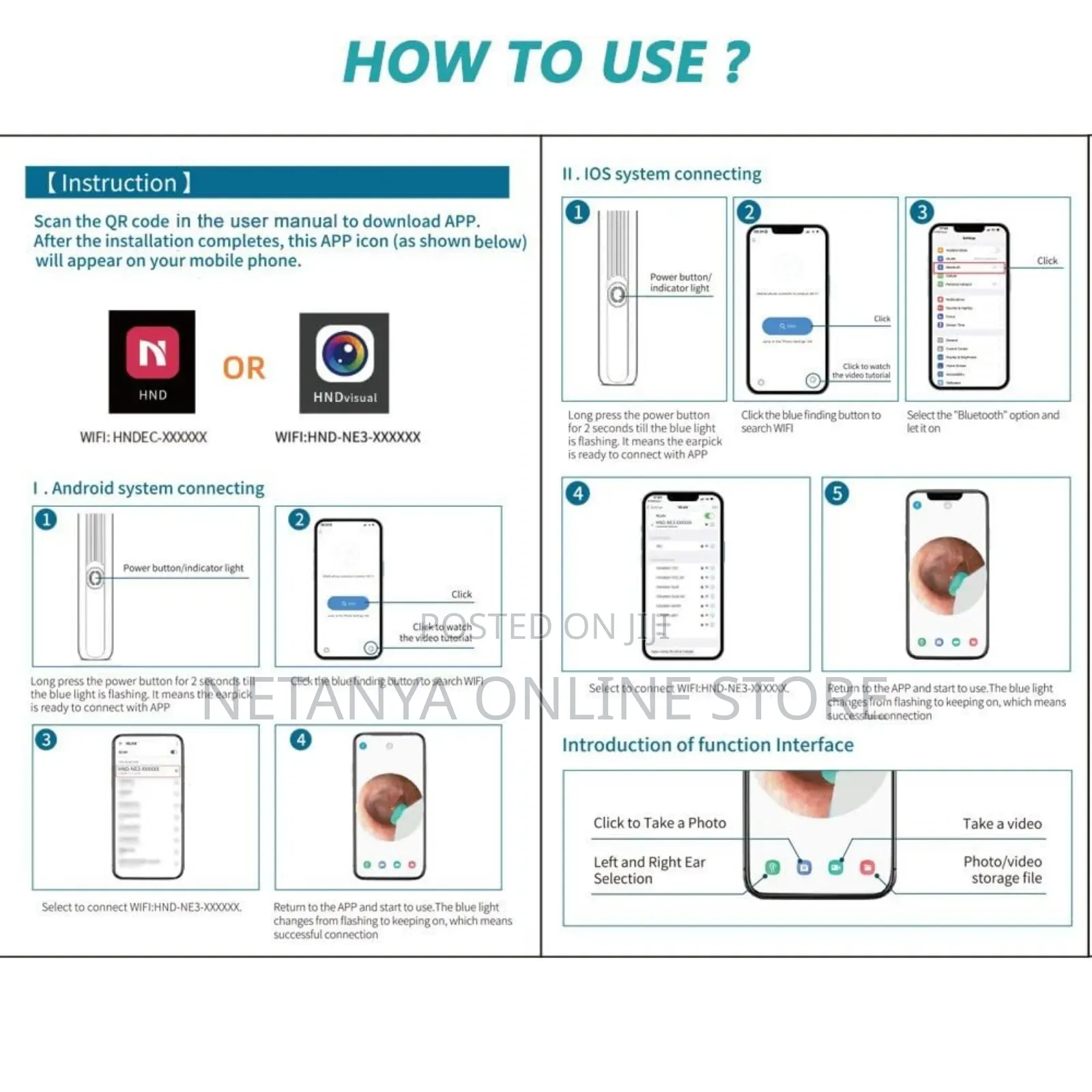 Wireless Ear Wax Remover With Camera