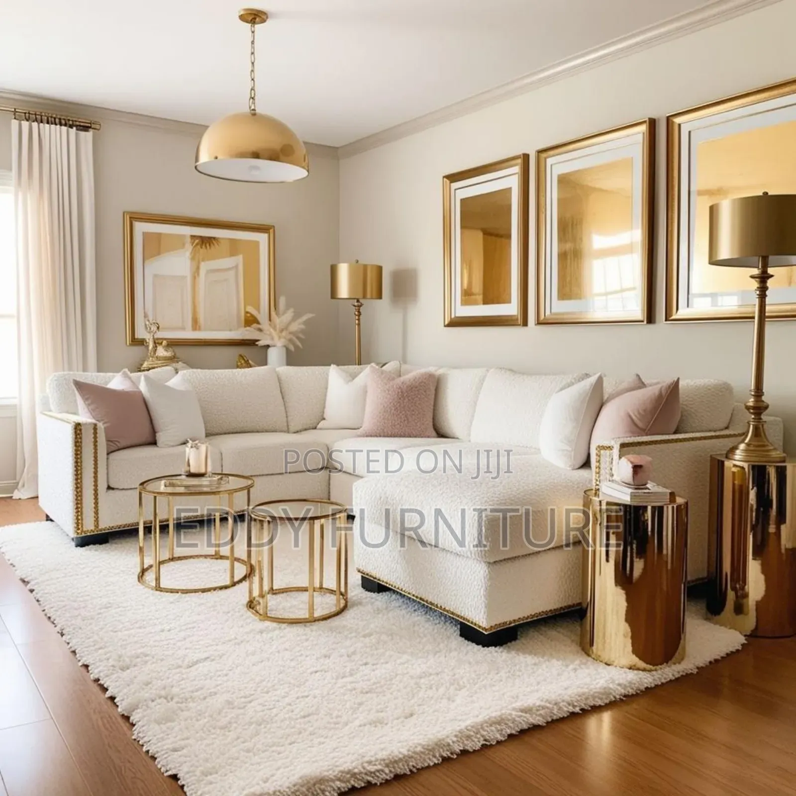 Cream Sofa