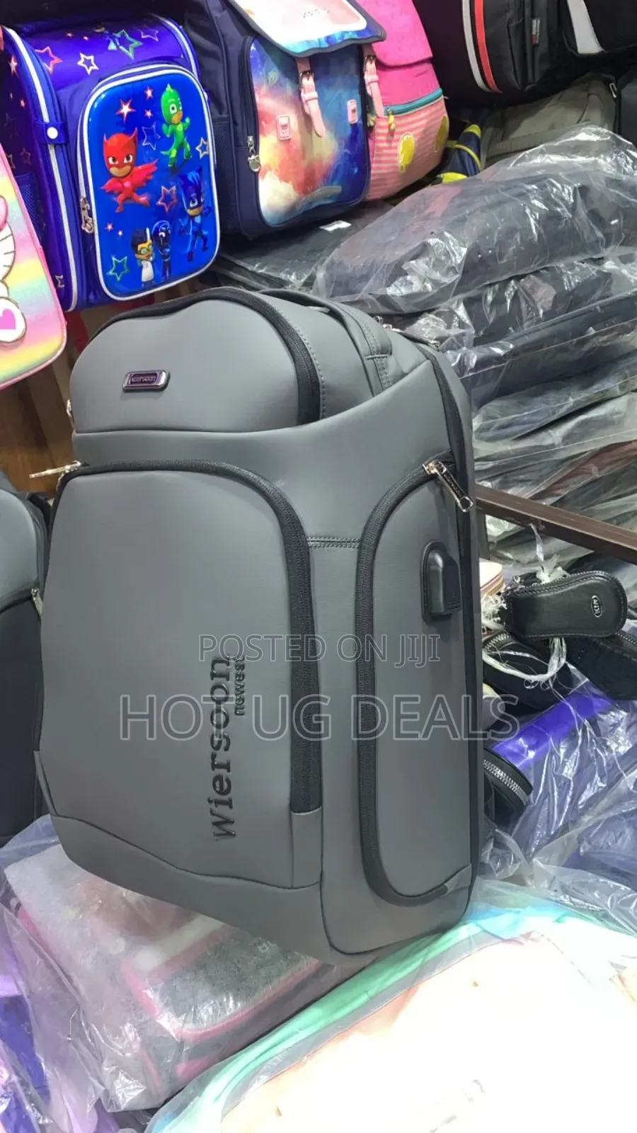Wiersoon Business Laptop Backpack, Travel Backpack - Black