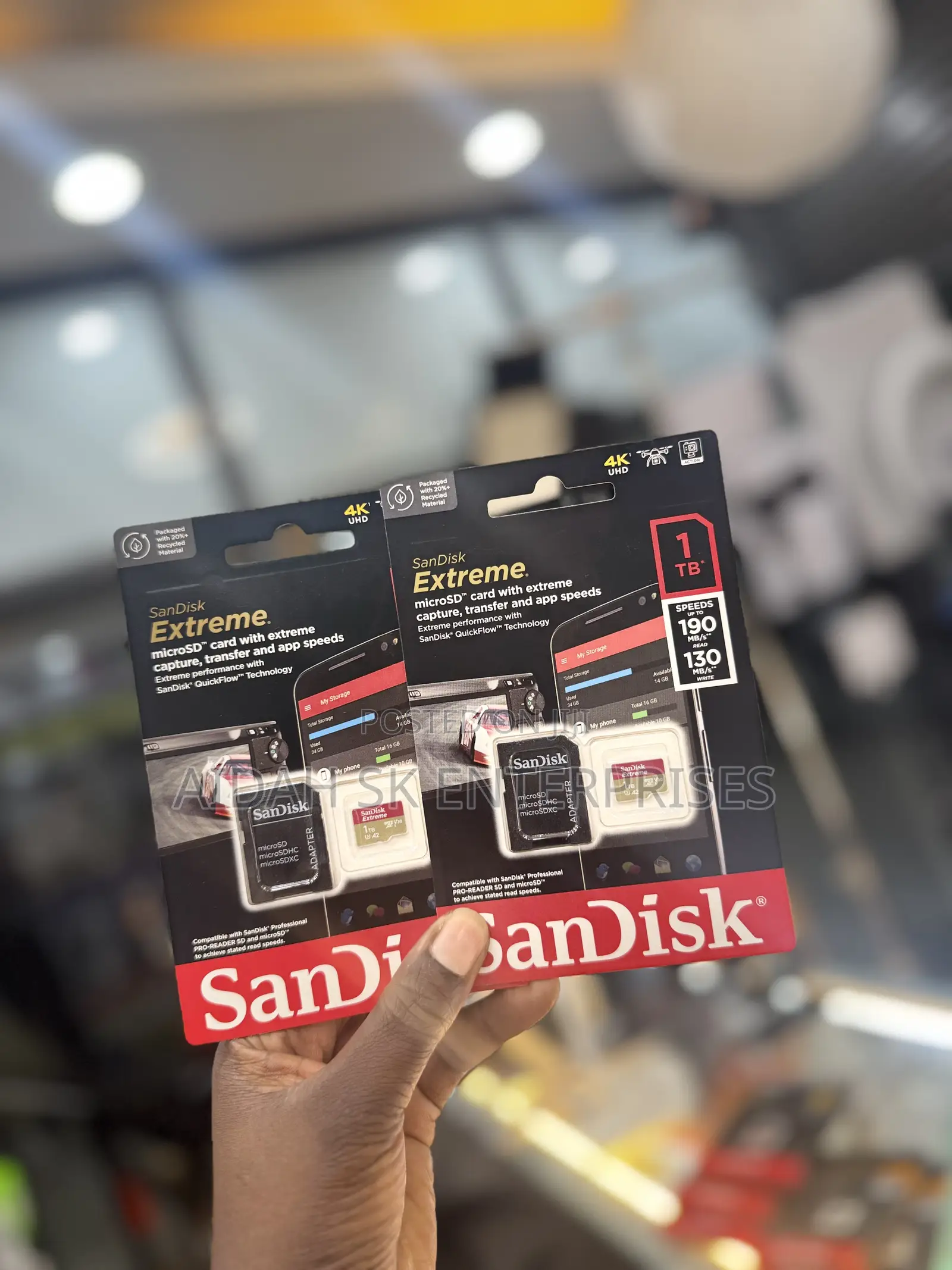 Sandisk 1tb Extreme Pro Uhs-I SDXC Memory Card