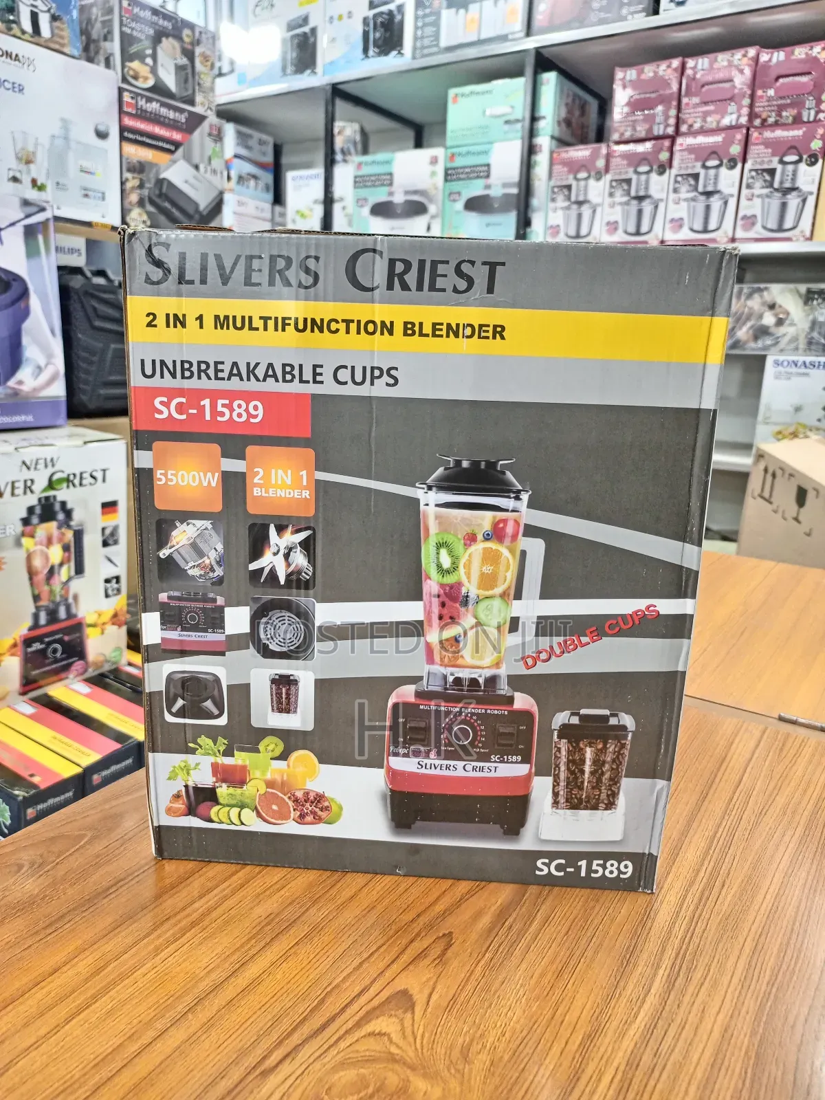 Slivers Criest 2 in 1 Multifunction Blender
