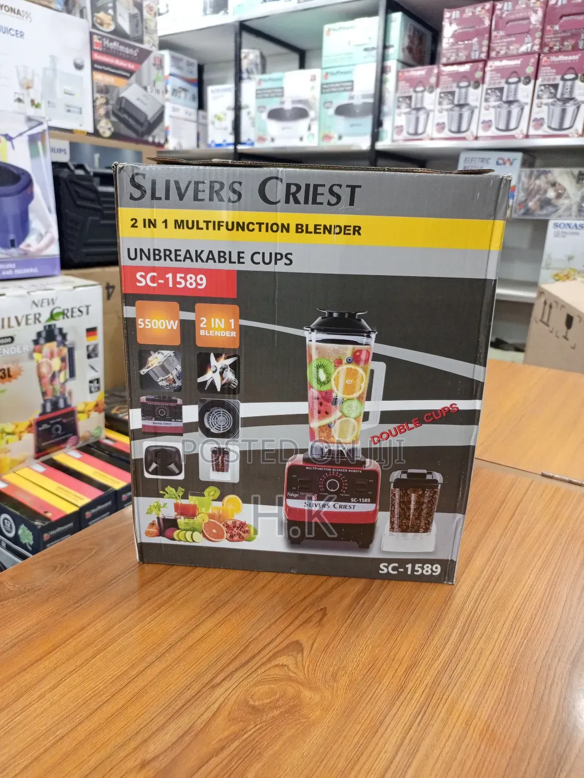 Slivers Criest 2 in 1 Multifunction Blender