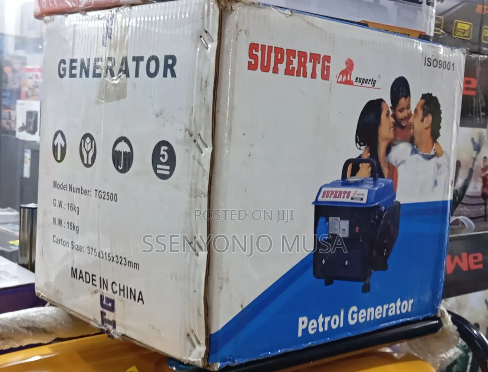 Supertg 800w-820w Portable Petrol Generator With 4l Capacity