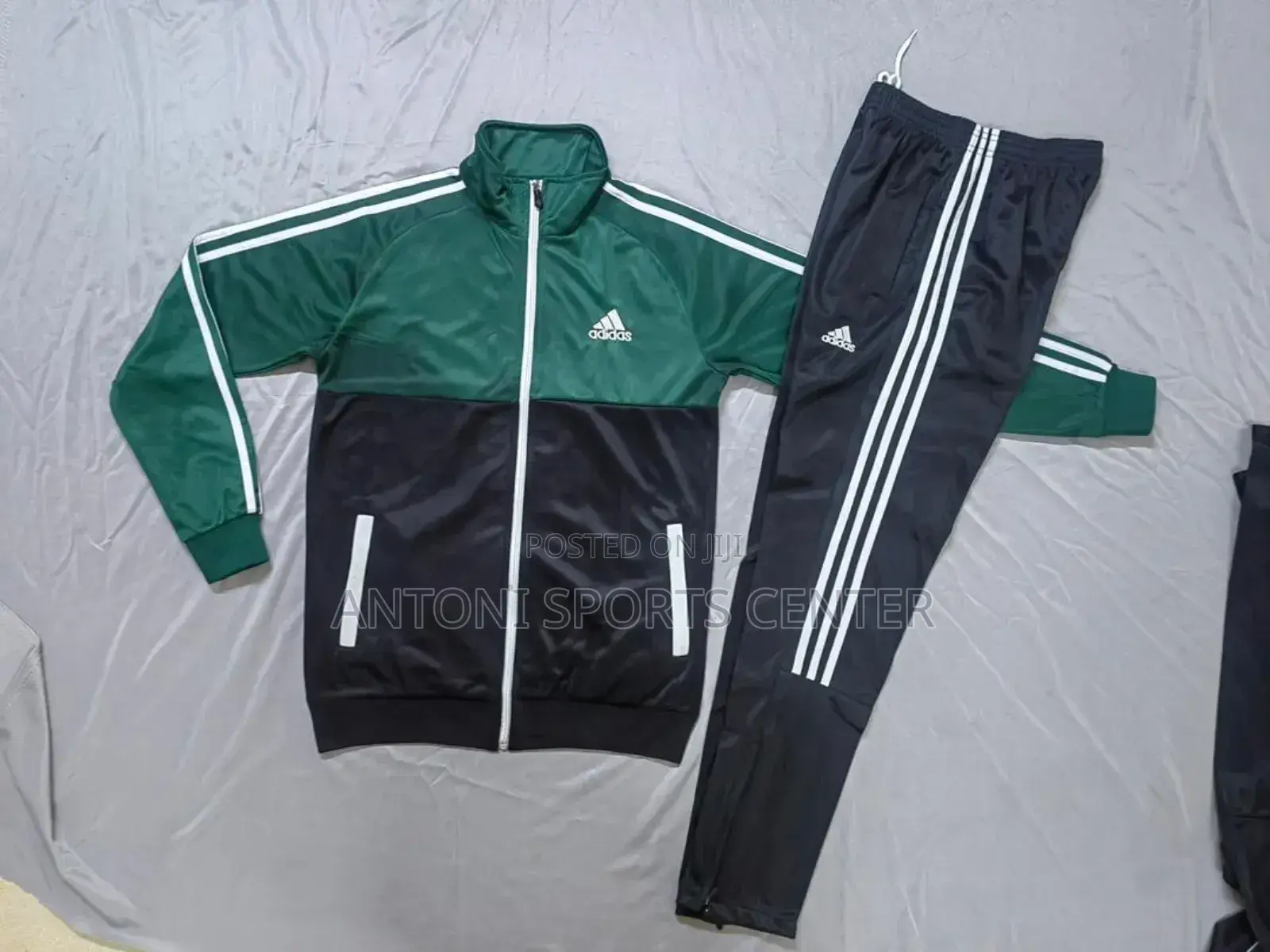 Original Material Track Suit Green Blue Red