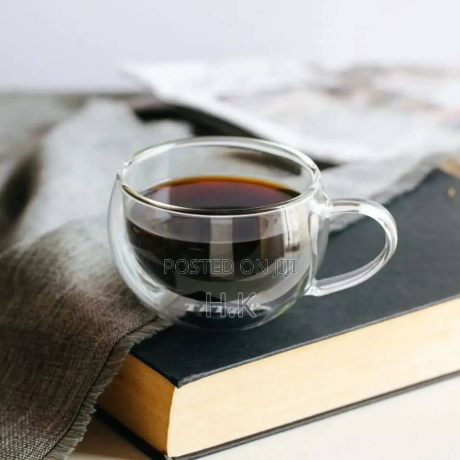 6pcs Double Walled Glass Thermo Tea Coffee Cup - 150ml