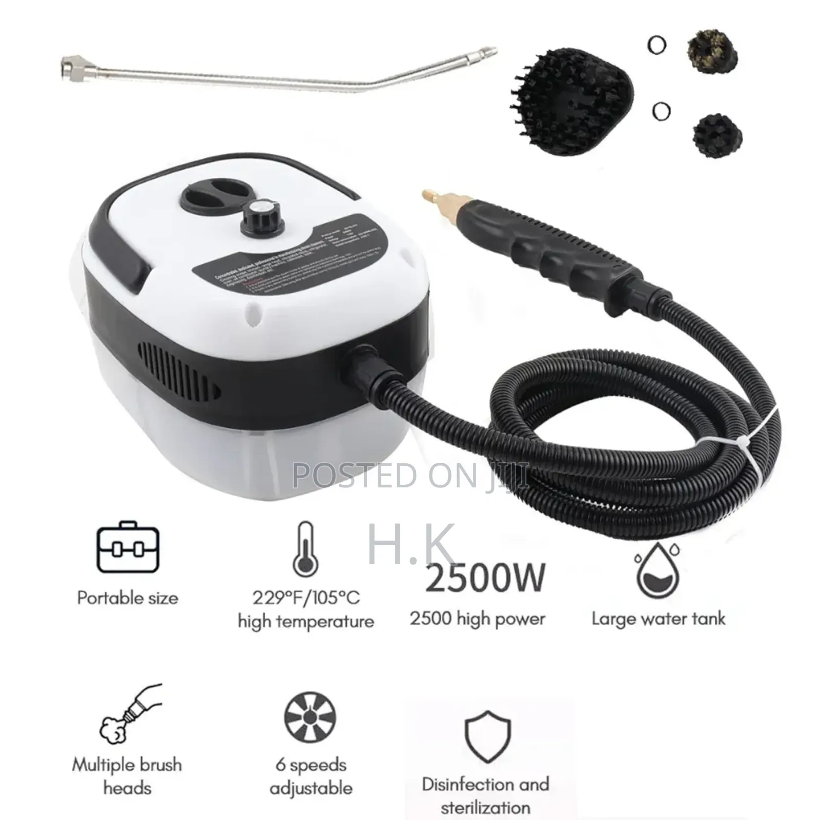 2500w High Pressure Steam Cleaner.