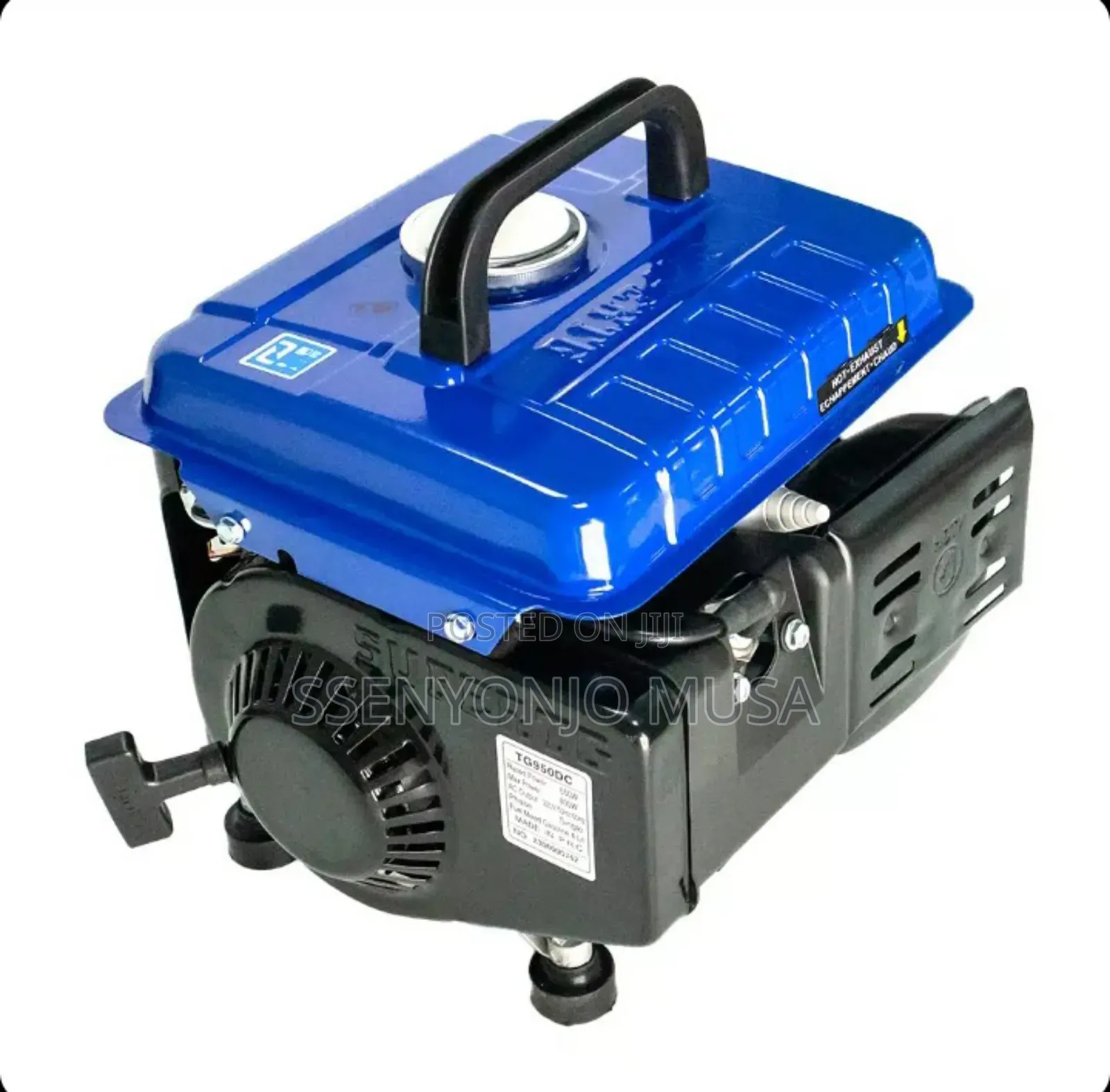 Supertg 800w-820w Portable Petrol Generator With 4l Capacity