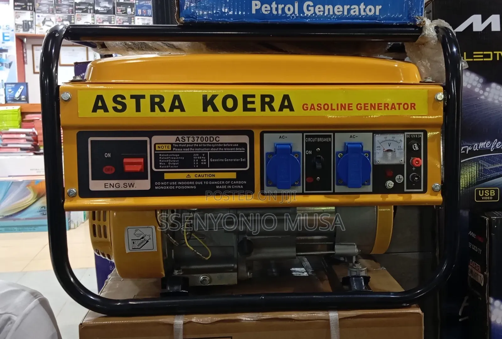 Astra Koera 2.8kw Petrol Generator With 3.0kw Max Output