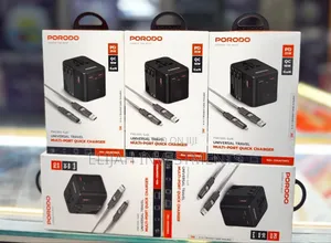 Porodo 25w Universal Travel Multi Port Quick Charger