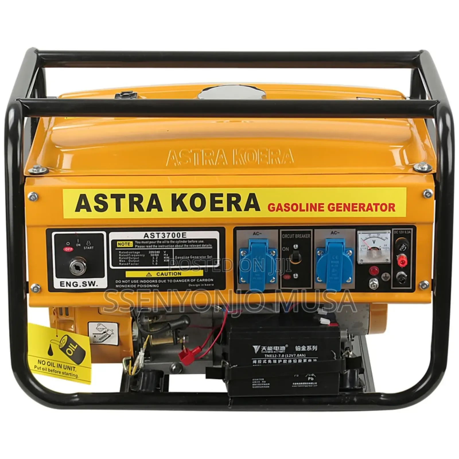 Astra Koera 2.8kw Petrol Generator With 3.0kw Max Output