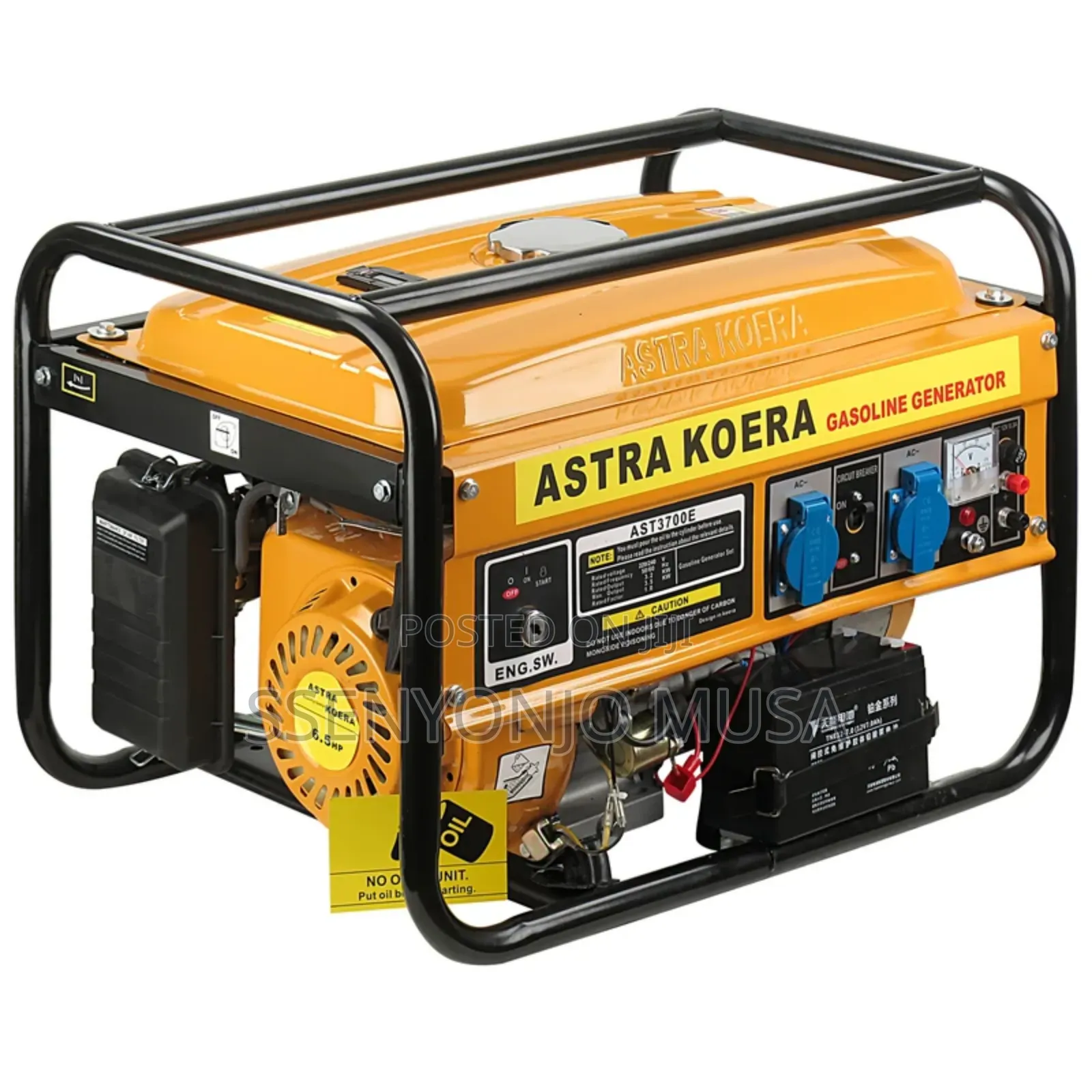 Astra Koera 2.8kw Petrol Generator With 3.0kw Max Output