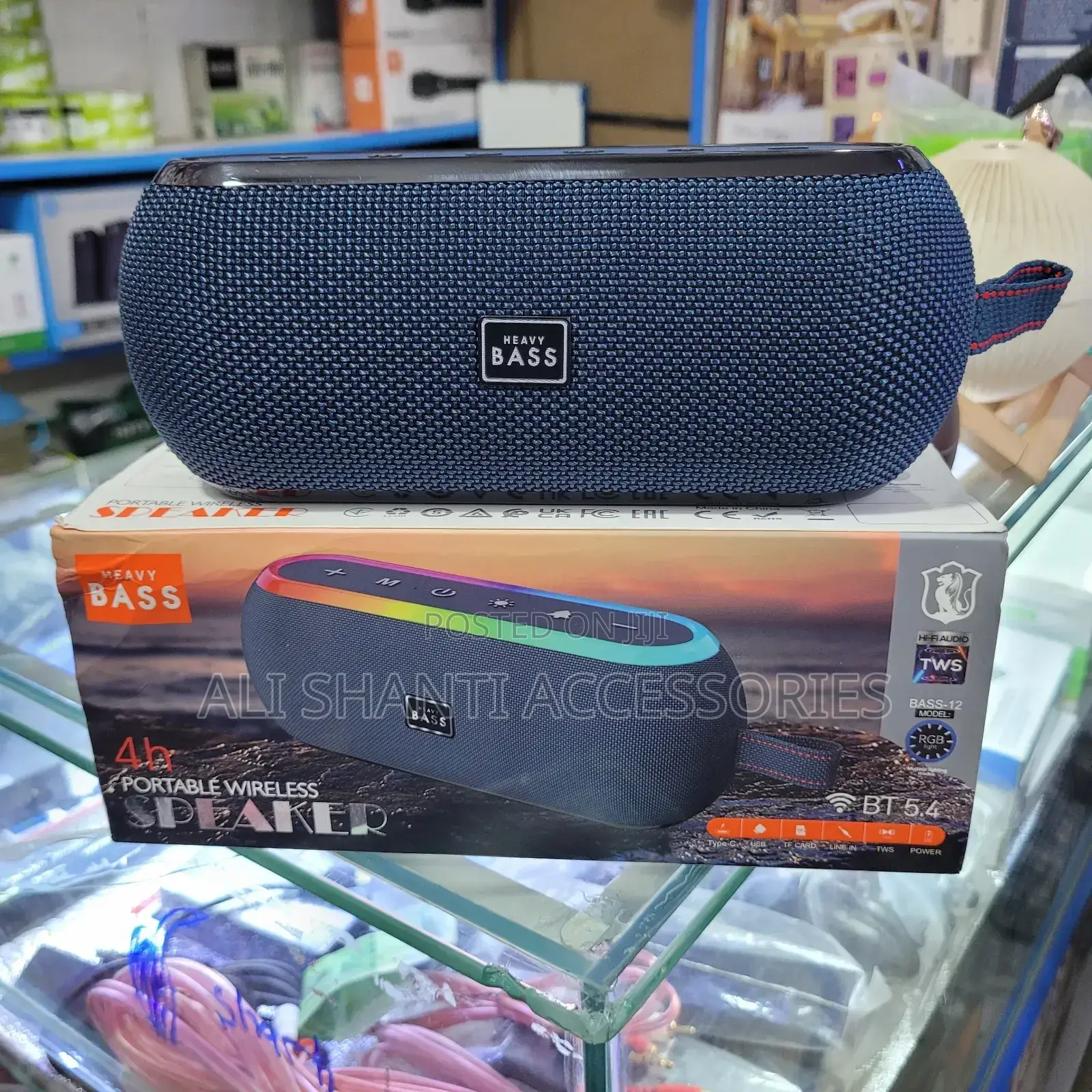 Heavy Bass Portable Bluetooth Speaker