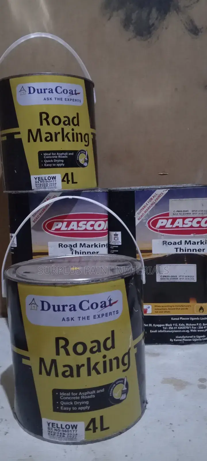 Road Marking Paint and Thinner