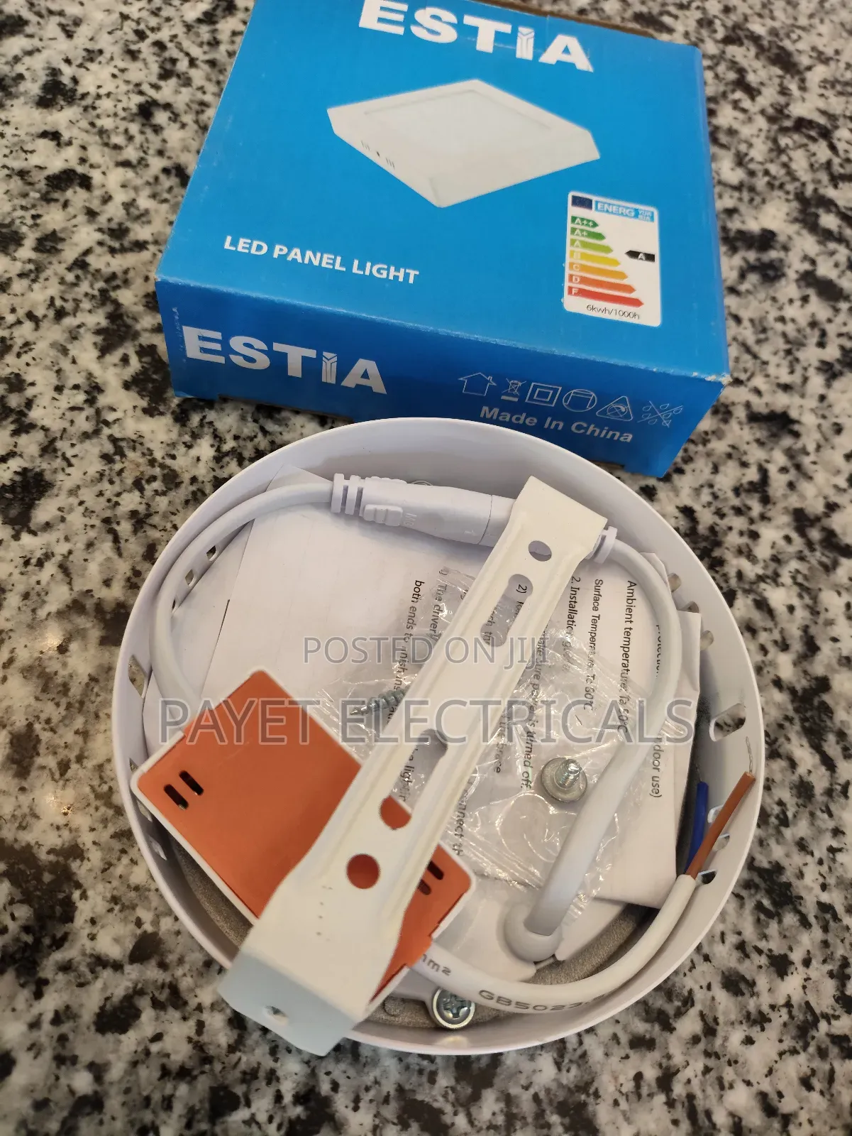Estia Panel Light 6watts