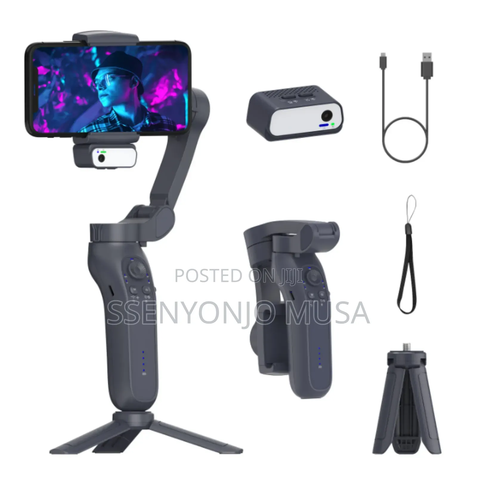 L7c Pro Plus 3-Axis Gimbal Stabilizer With Face Tracking Ai