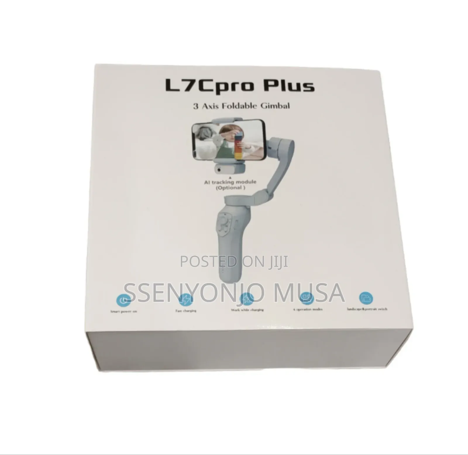 L7c Pro Plus 3-Axis Gimbal Stabilizer With Face Tracking Ai