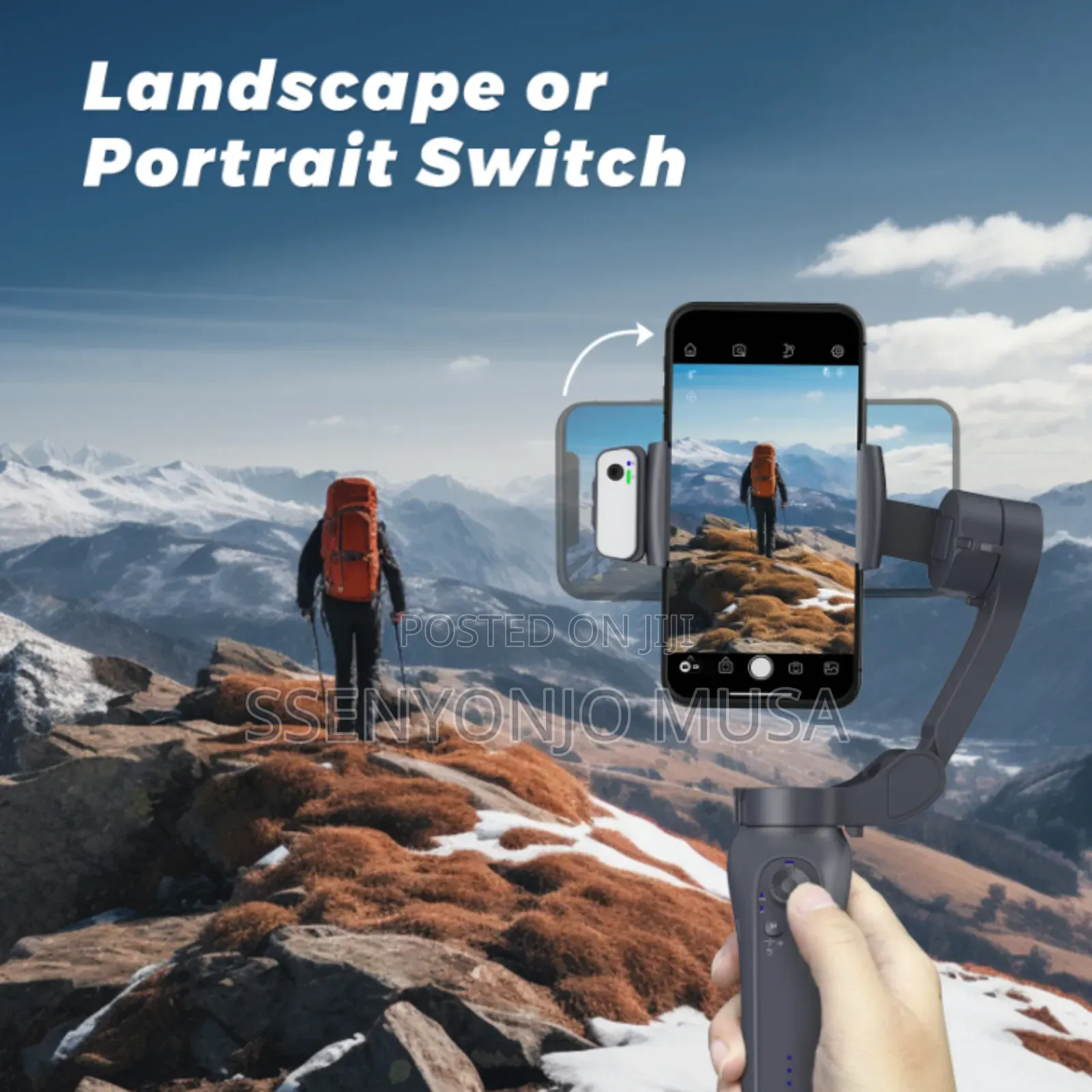 L7c Pro Plus 3-Axis Gimbal Stabilizer With Face Tracking Ai