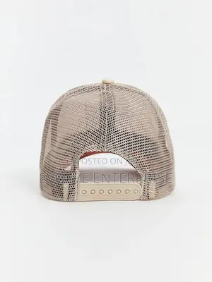Embroidered Orange Men's Cap Hat