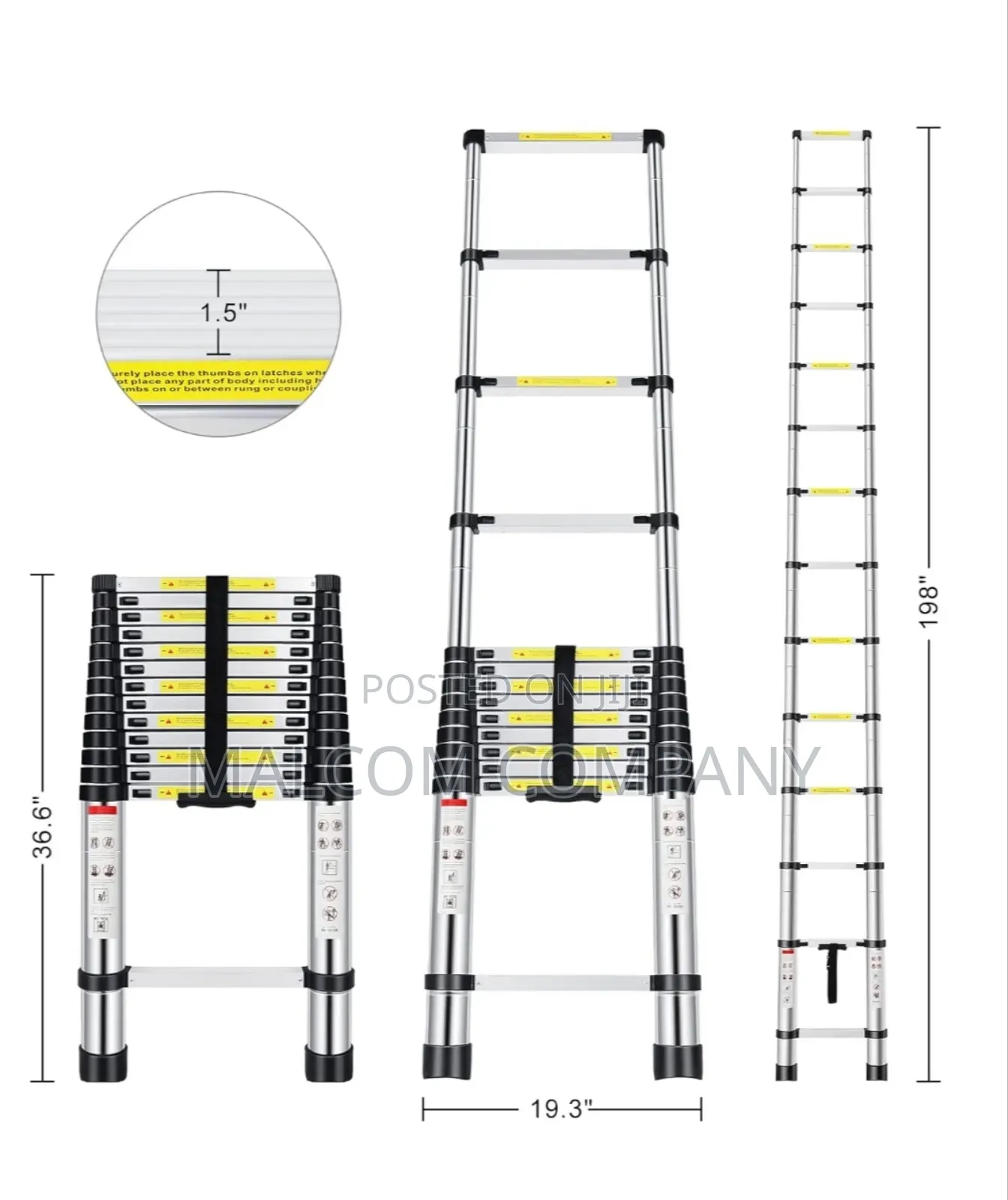 Telescopic Ladder 6.2m