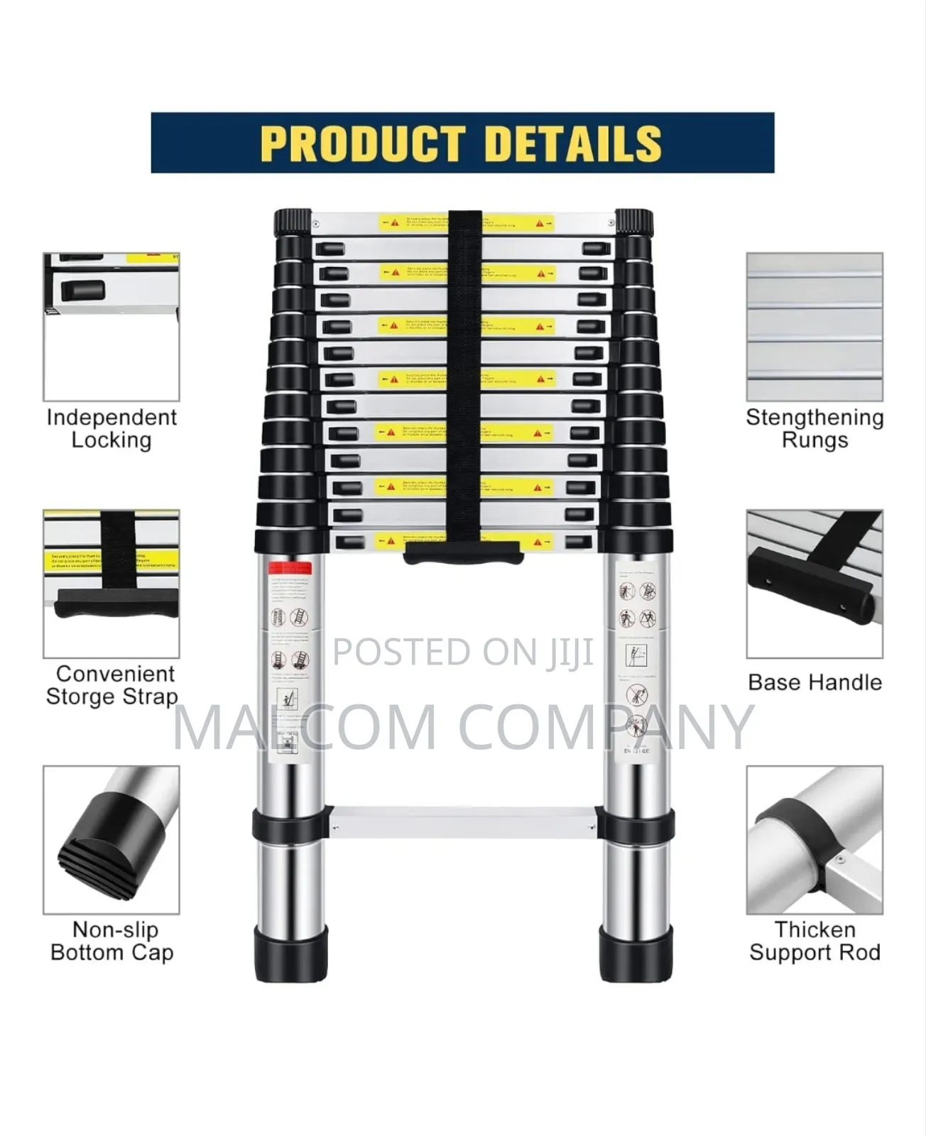 Telescopic Ladder 6.2m