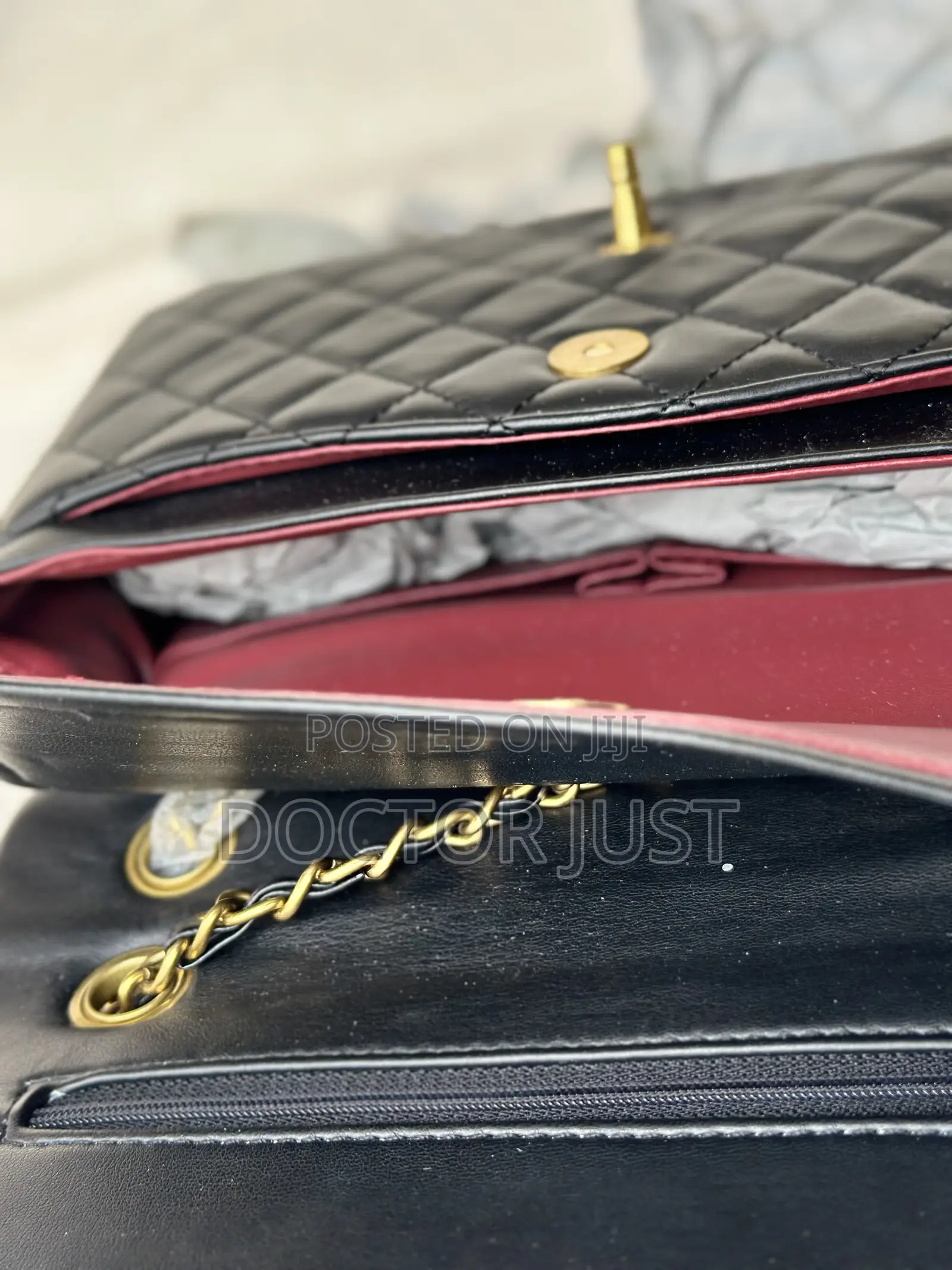 Diamond-Shaped Channel Copy Bag