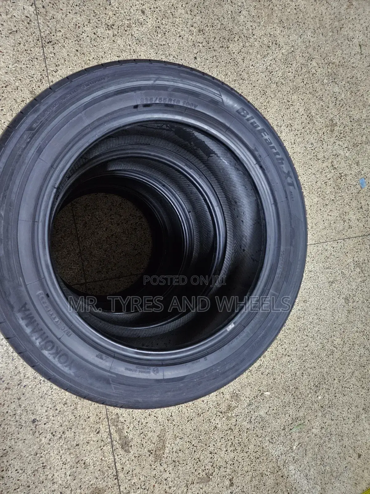 Yokohama 235 55 R18 Imported Tires as Gd as a Brand New Rims