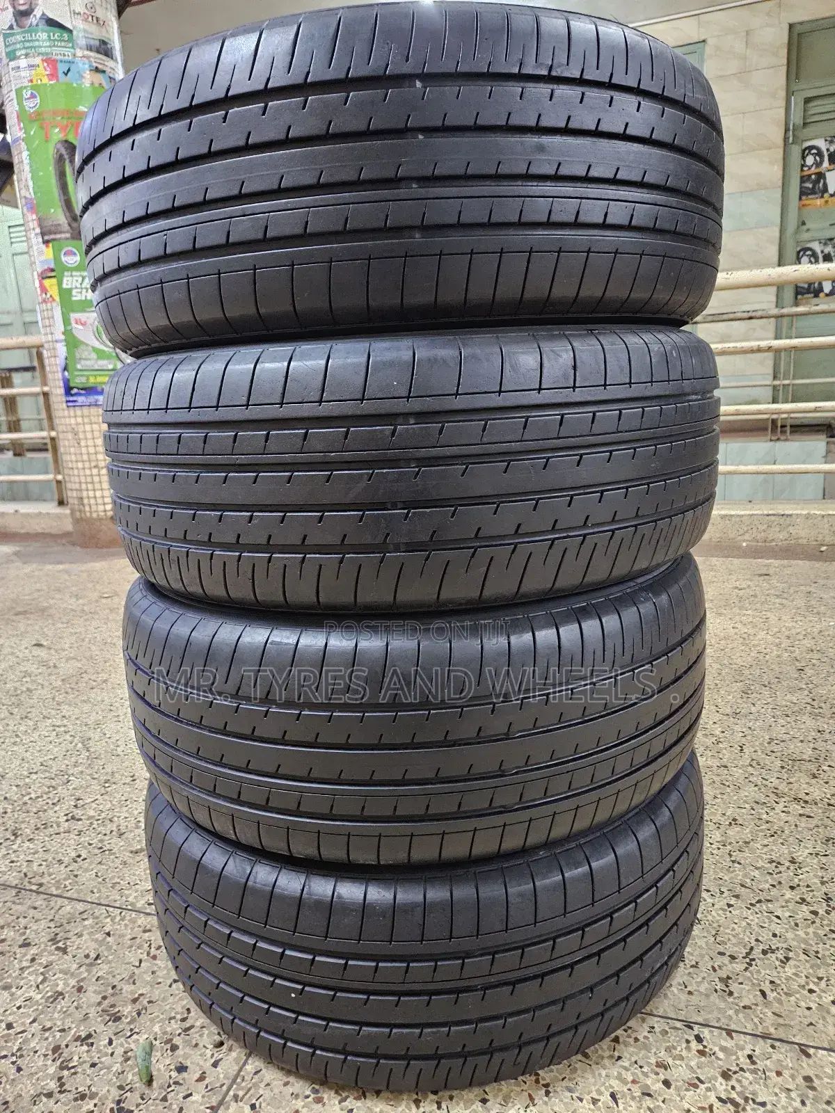 Yokohama 235 55 R18 Imported Tires as Gd as a Brand New Rims