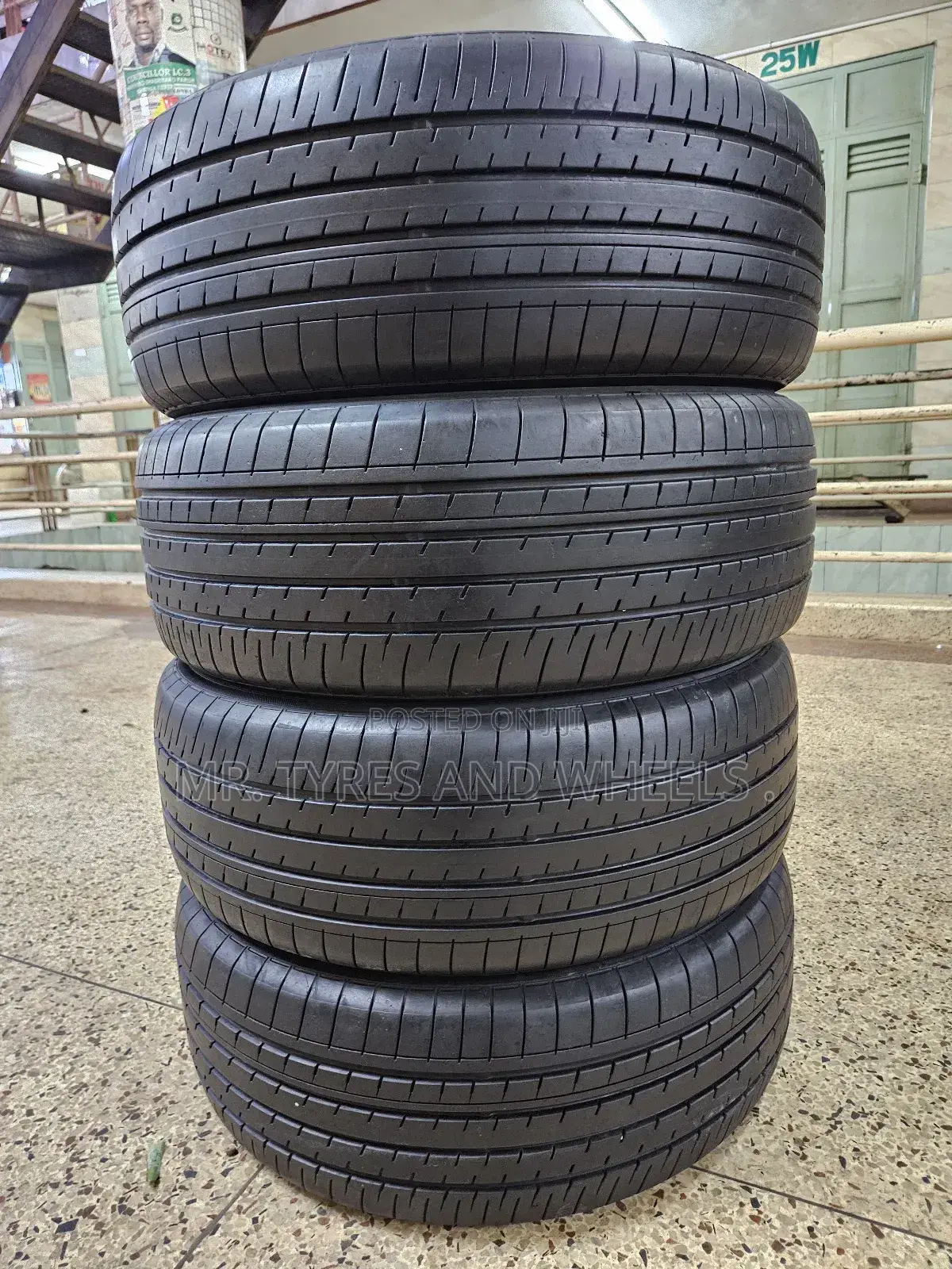 Yokohama 235 55 R18 Imported Tires as Gd as a Brand New Rims