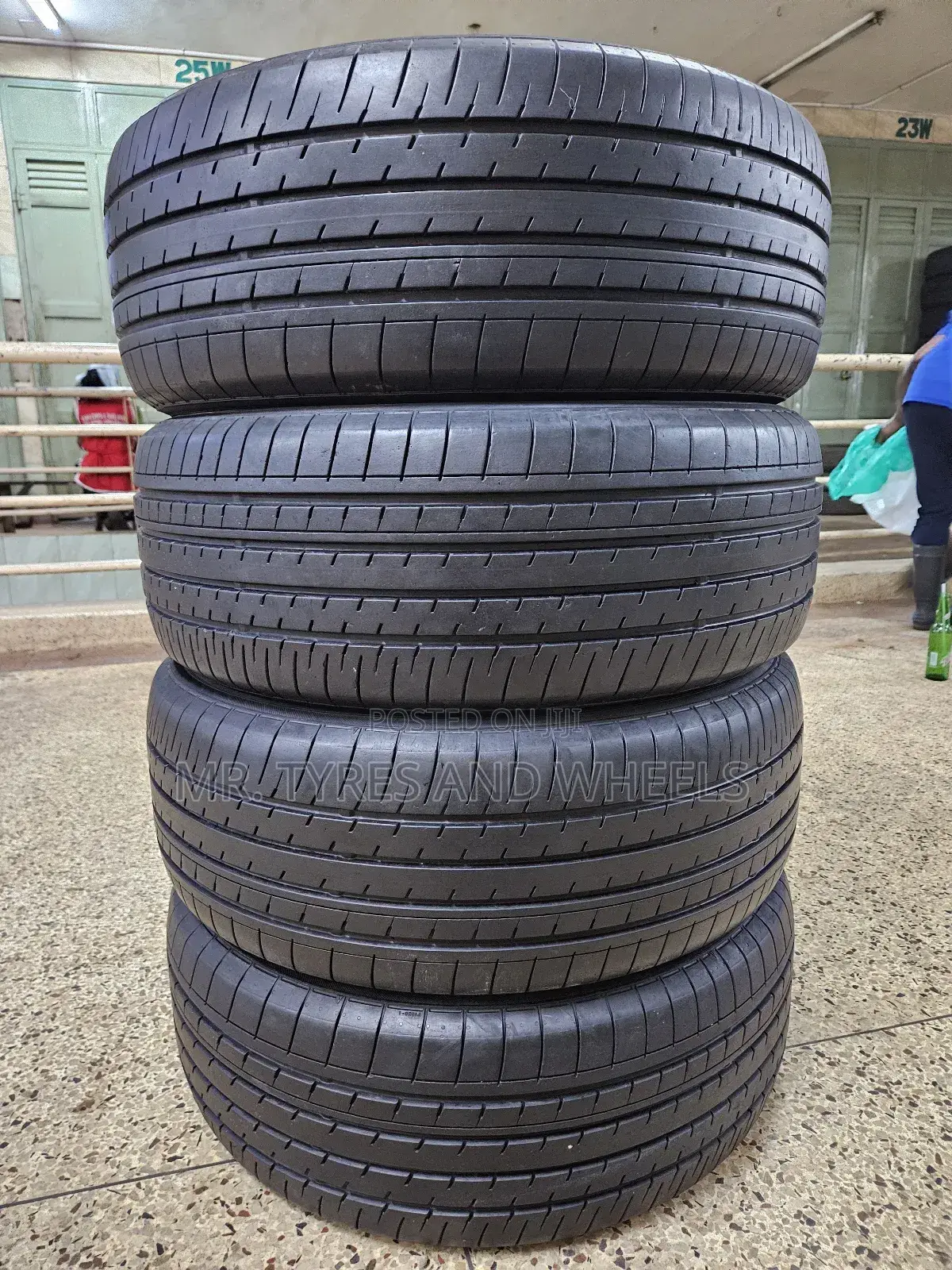 Yokohama 235 55 R18 Imported Tires as Gd as a Brand New Rims