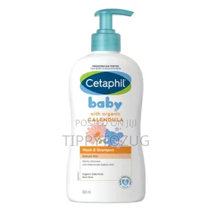 Cetaphil Baby Lotion, Wash Shampoo With Organic Calendula