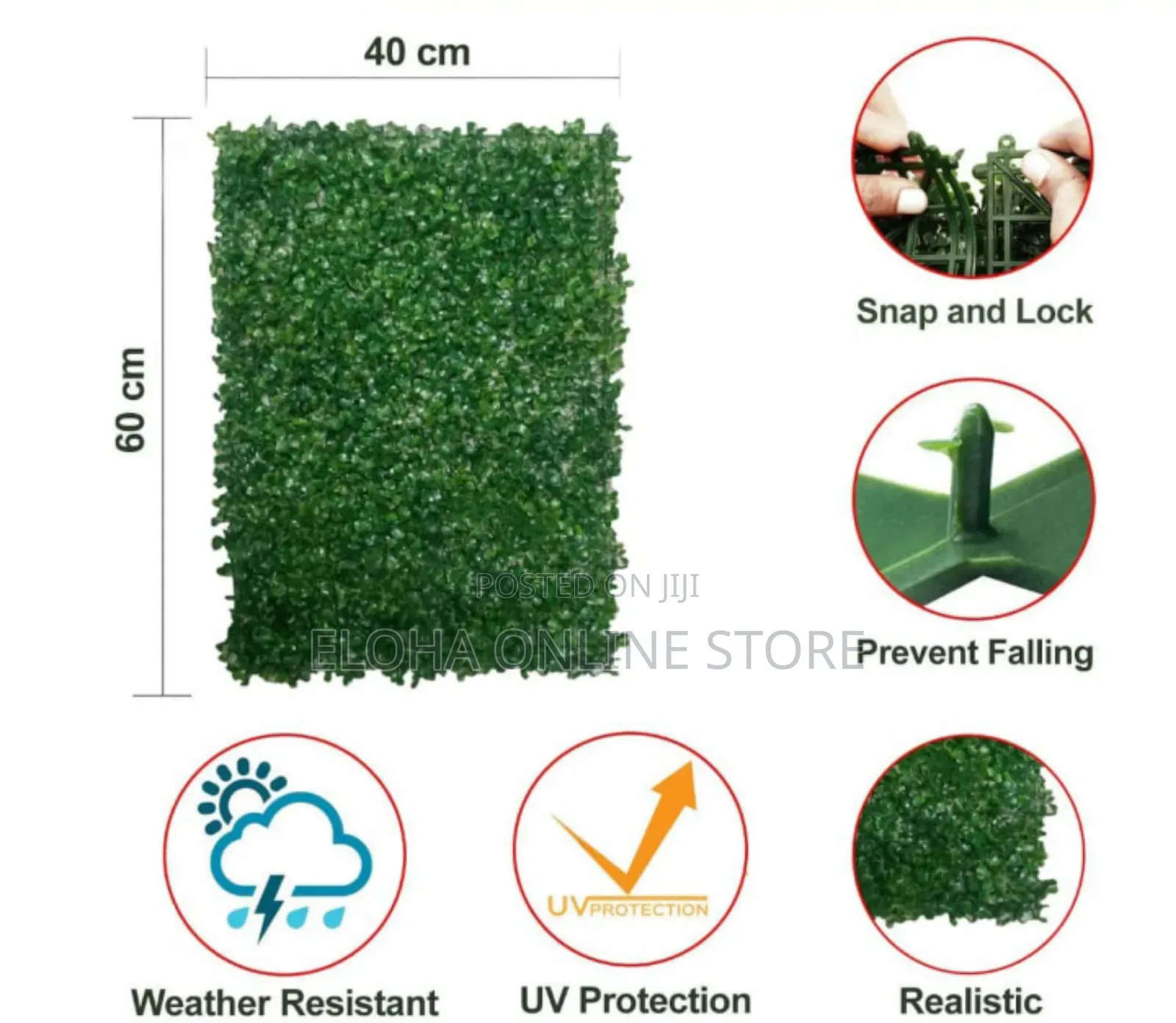 1 Piece Decor Artificial Wall Mat-for Indoor Outdoor Walls