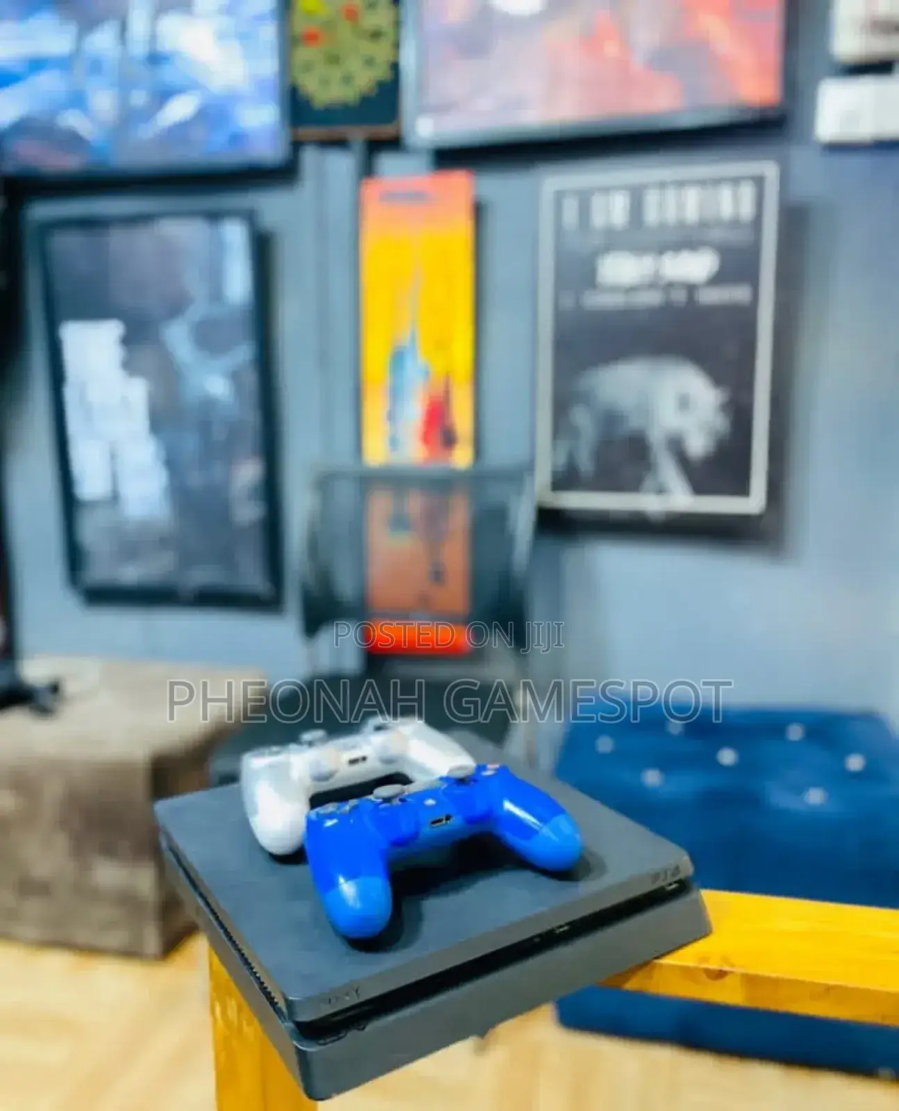 Play Station 4 Slim 
Comes With 2 Controllers
15 Games.