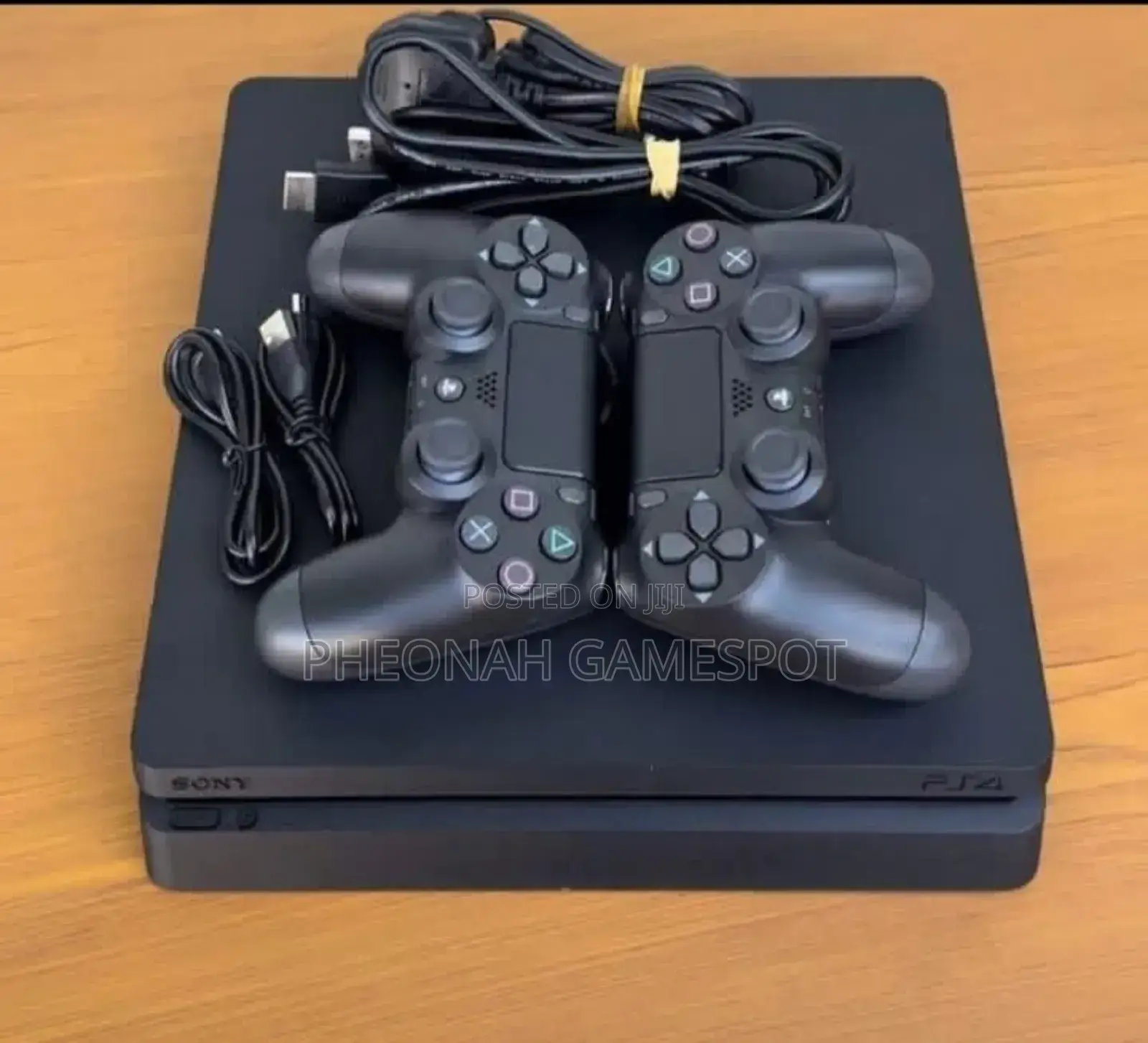 Play Station 4 Slim 
Comes With 2 Controllers
15 Games.
