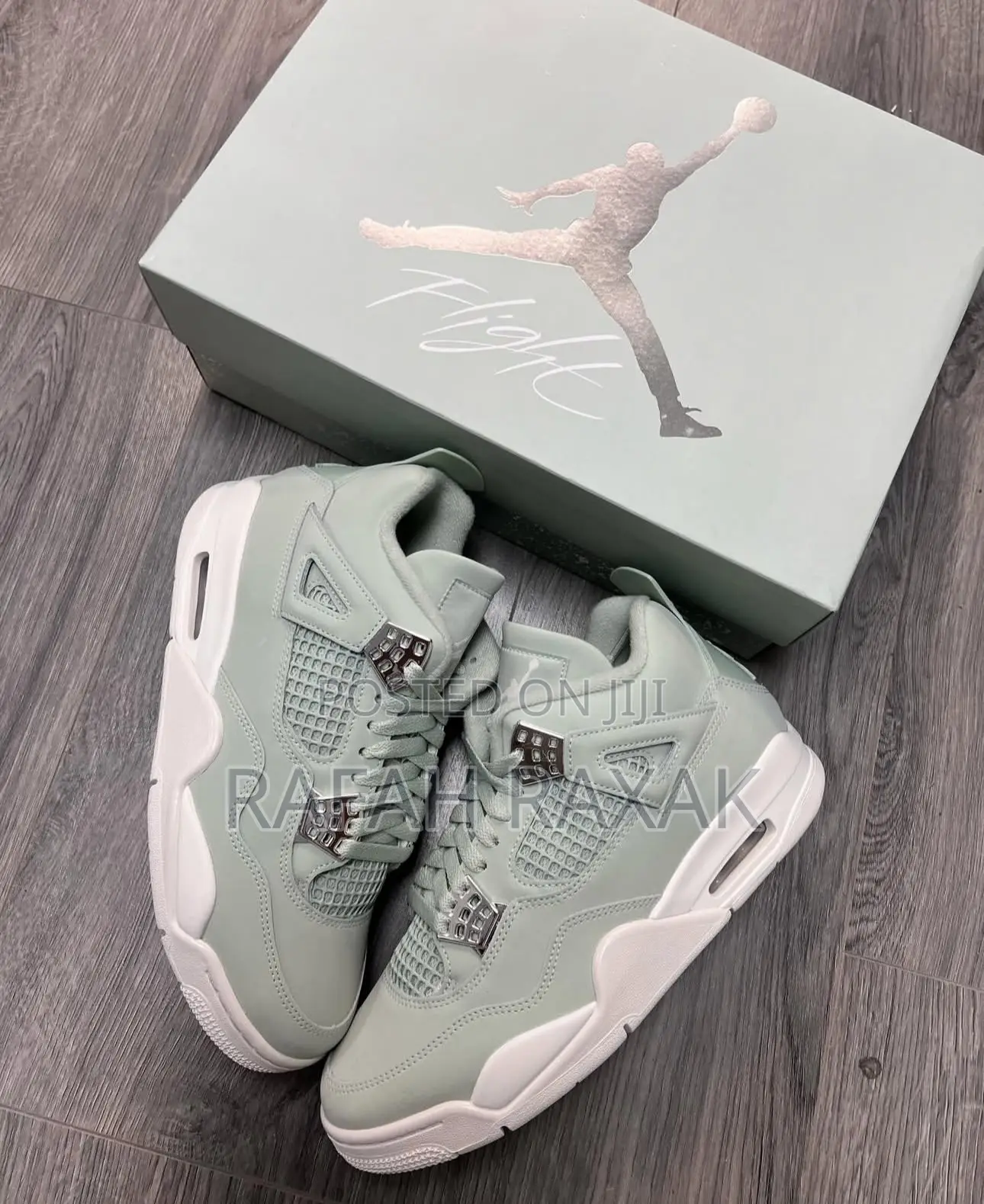 Nike Air Jordan 4 Retro Seafoam Sail “Abundance” Sneakers
