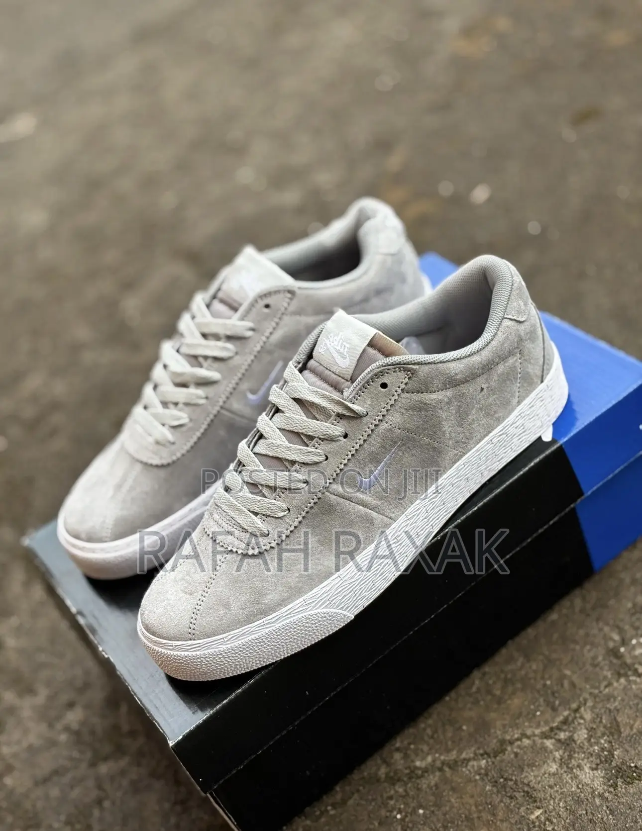 Nike Sb Zoom Bruin Suede Wolf Grey Sneakers