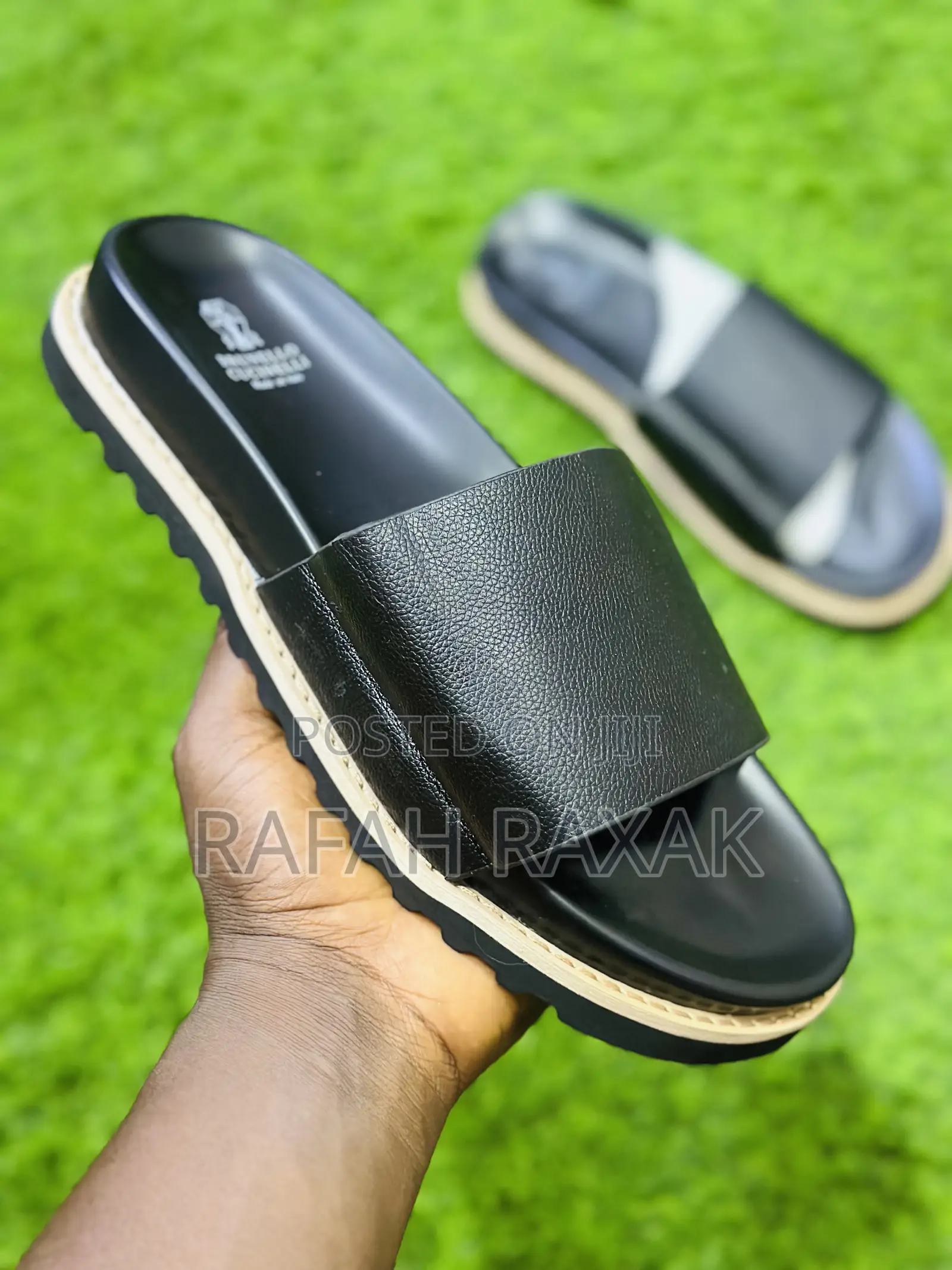 New Classic Men’S Brunello Cucinelli Push In Sandals