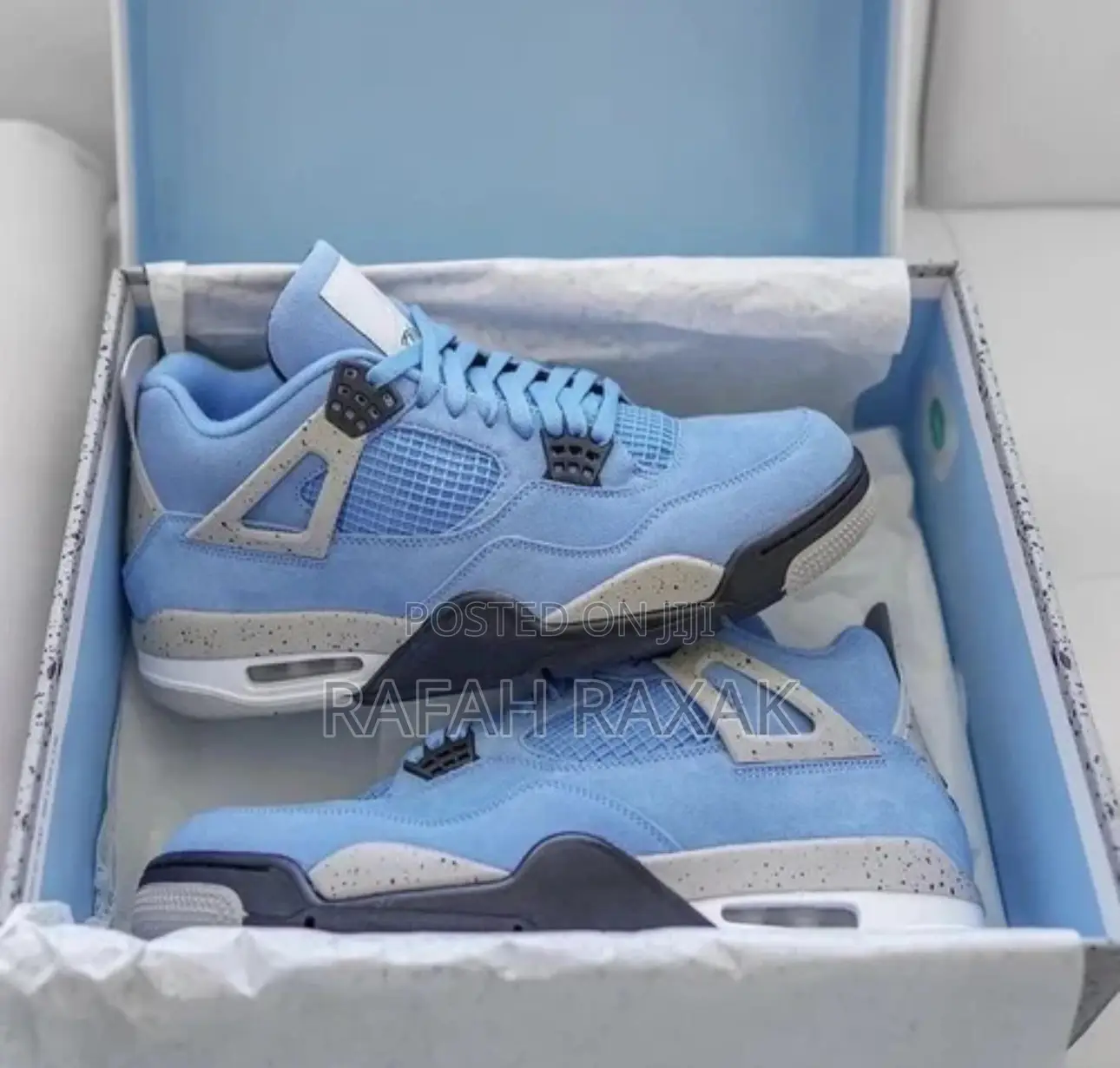 Nike Air Jordan 4 Retro Suede University Blue Sneakers