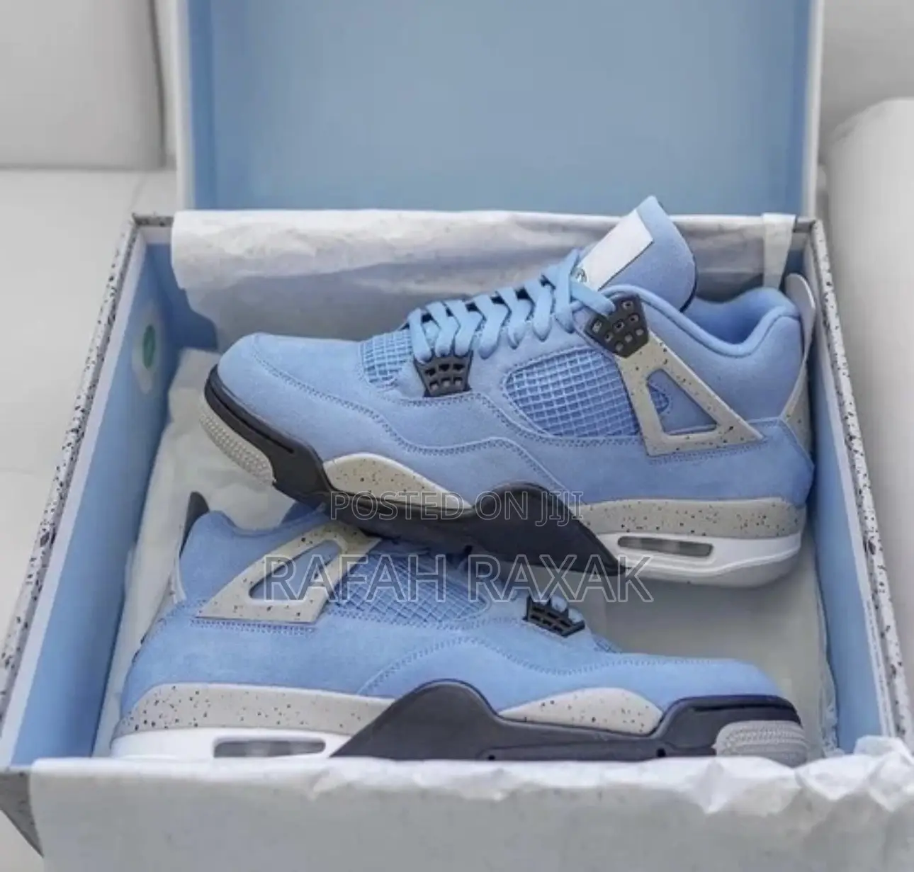 Nike Air Jordan 4 Retro Suede University Blue Sneakers