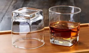 12pcs Square Shaped Whisky Glasses