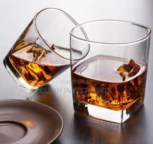 12pcs Square Shaped Whisky Glasses